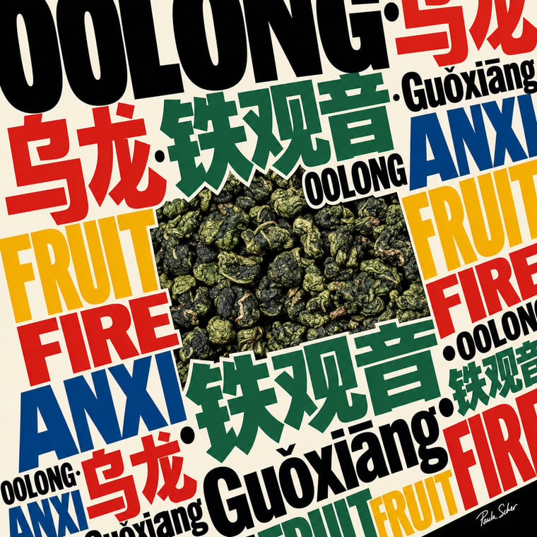 The design — Fruity Tie Guan Yin